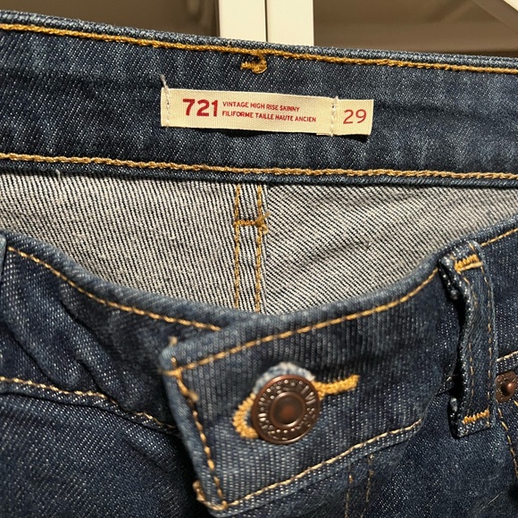 LEVI’S 721 Vintage High Rise Skinny - Picture 10 of 11
